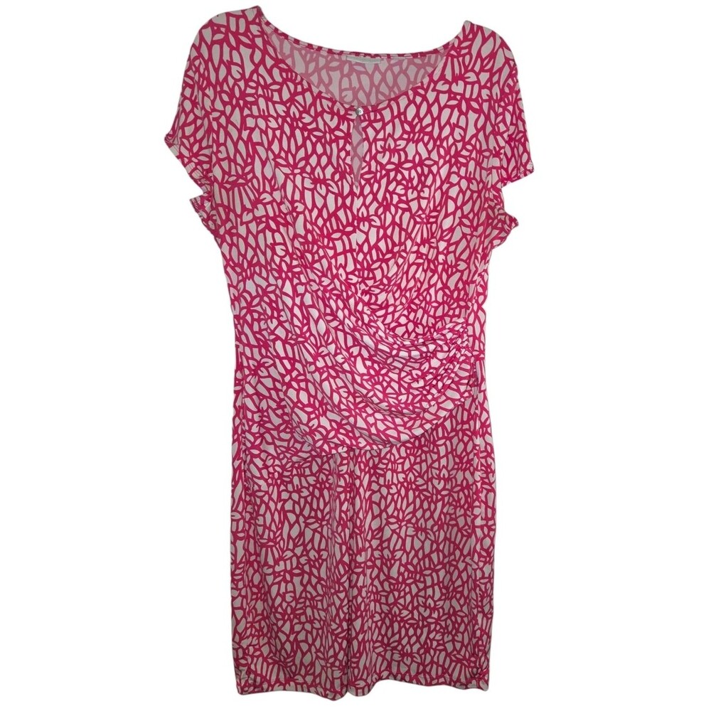 Pink New York & Company Stretch Sheath Dress